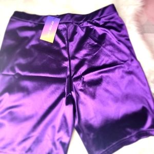 Shiny Biker Shorts